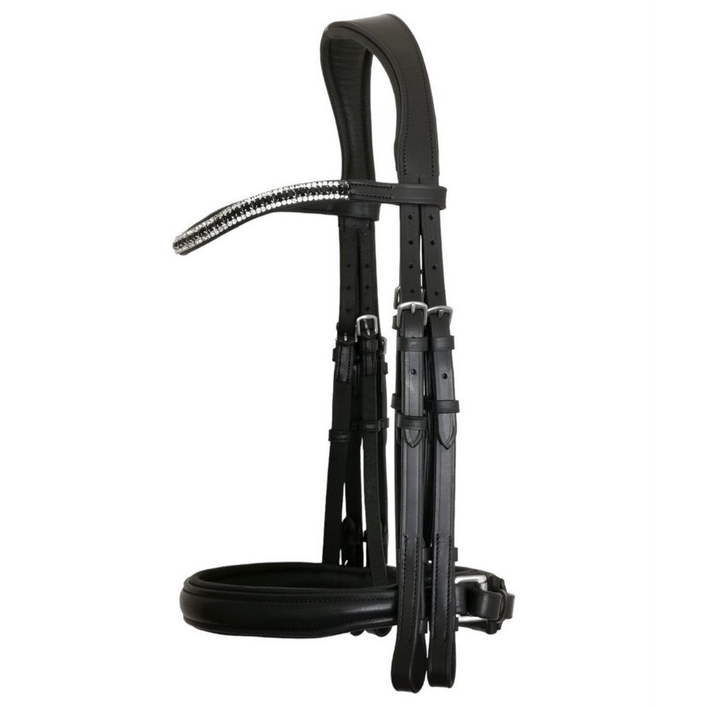 Onyx Double Bridle Grip Reins