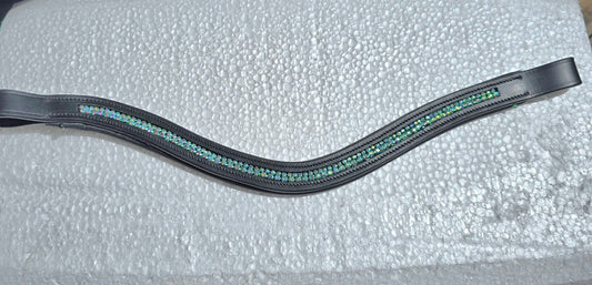 Aquamarine Colour Rhinestone Browband