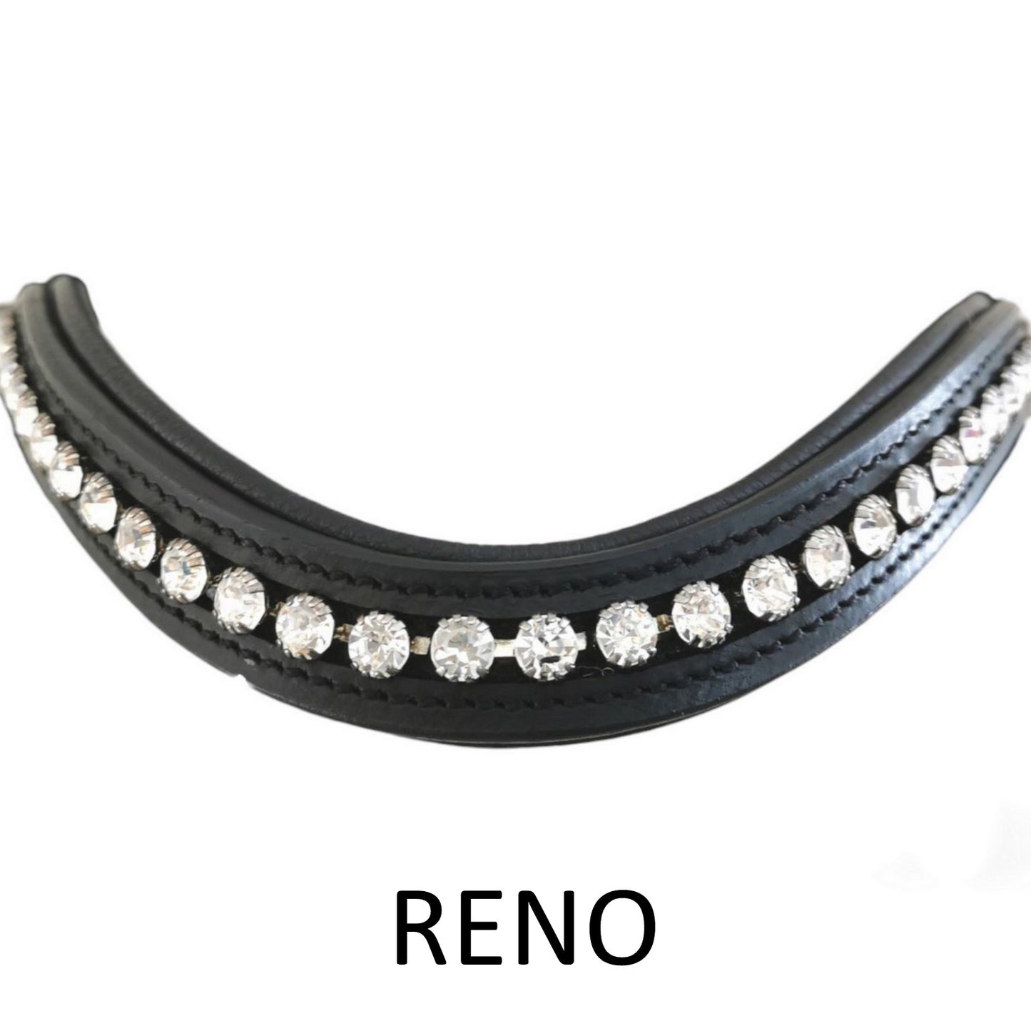 Reno Snaffle Bridle Black with Grip Reins