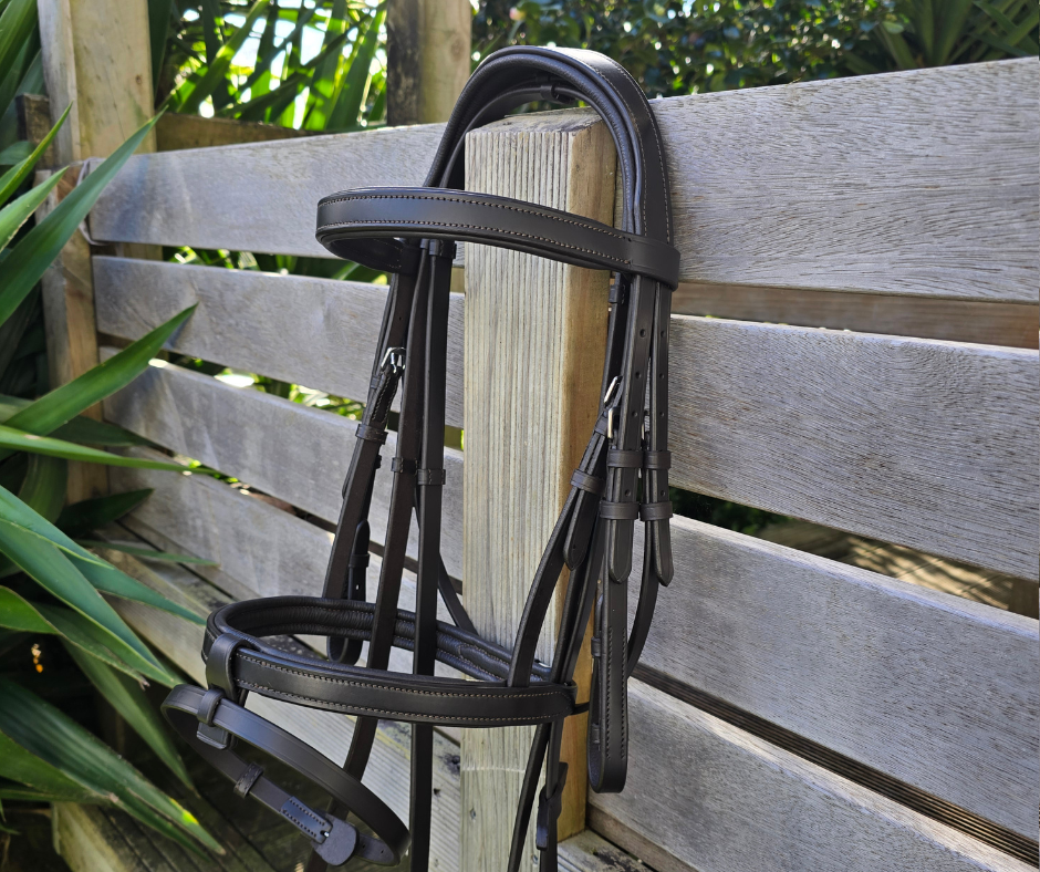 GES Crown Snaffle Bridle | Havana Brown
