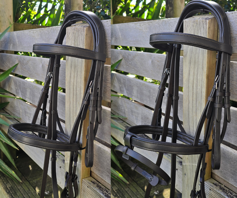 GES Crown Snaffle Bridle | Havana Brown