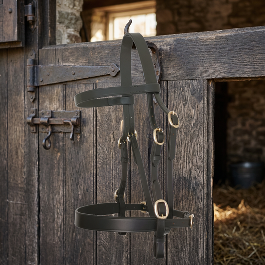 In Hand Bridle Flat| Havana Brown