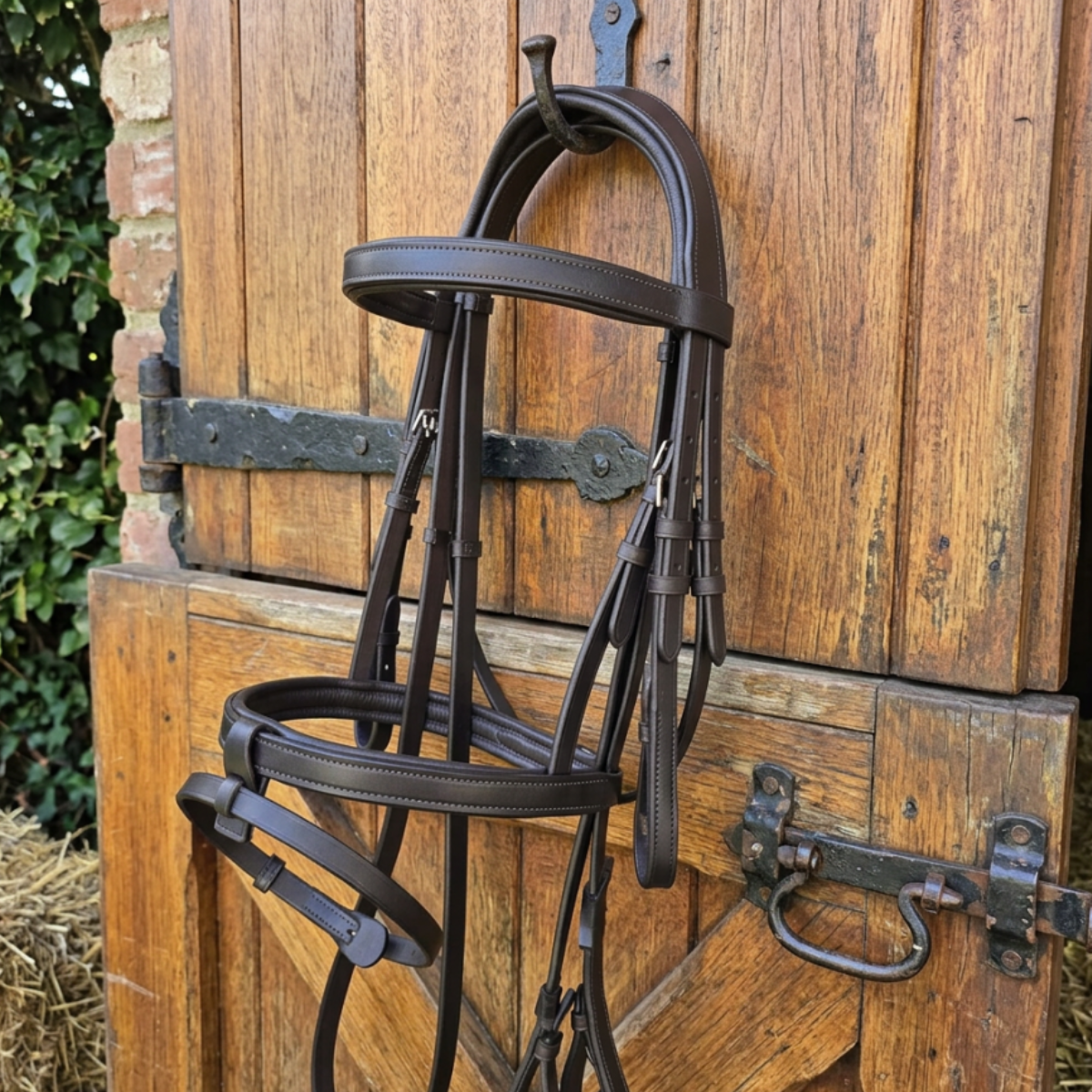 GES Crown Snaffle Bridle | Havana Brown