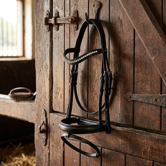 Monica Snaffle Bridle |Black