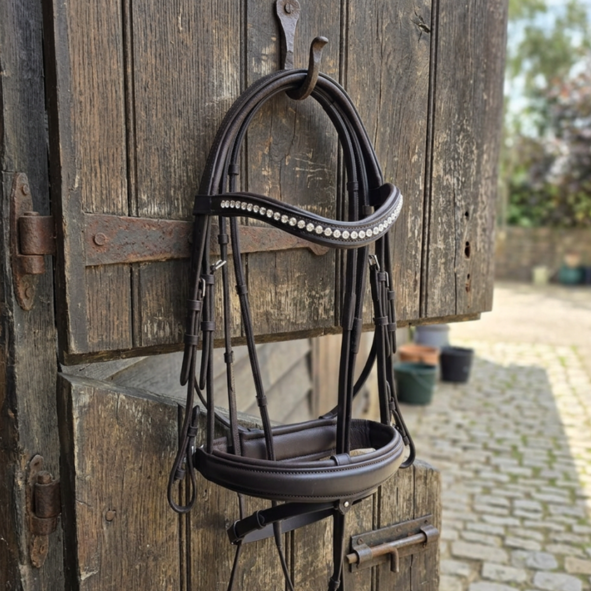 Monica Snaffle Bridle| Havana Brown