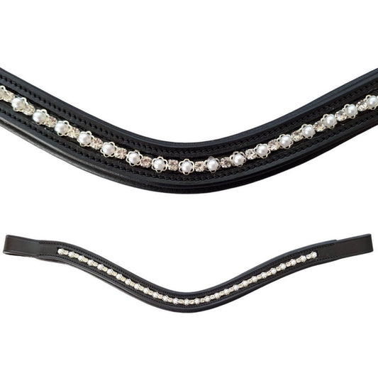 Crystal And Pearl Browband