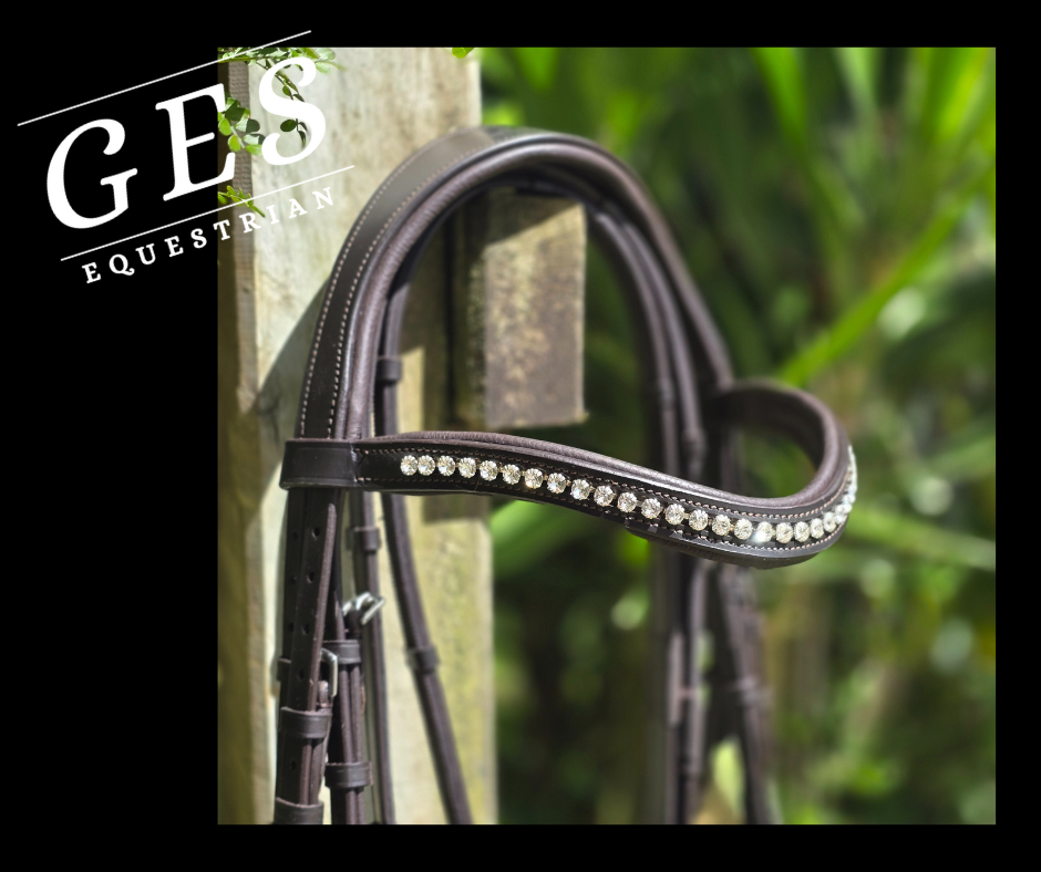 Mix N Match Havana Brown Bridle with Grip Reins