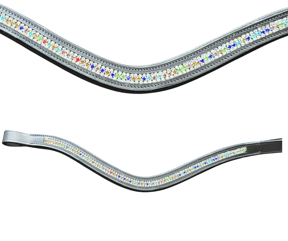 Multi Colour Rhinestone Browband